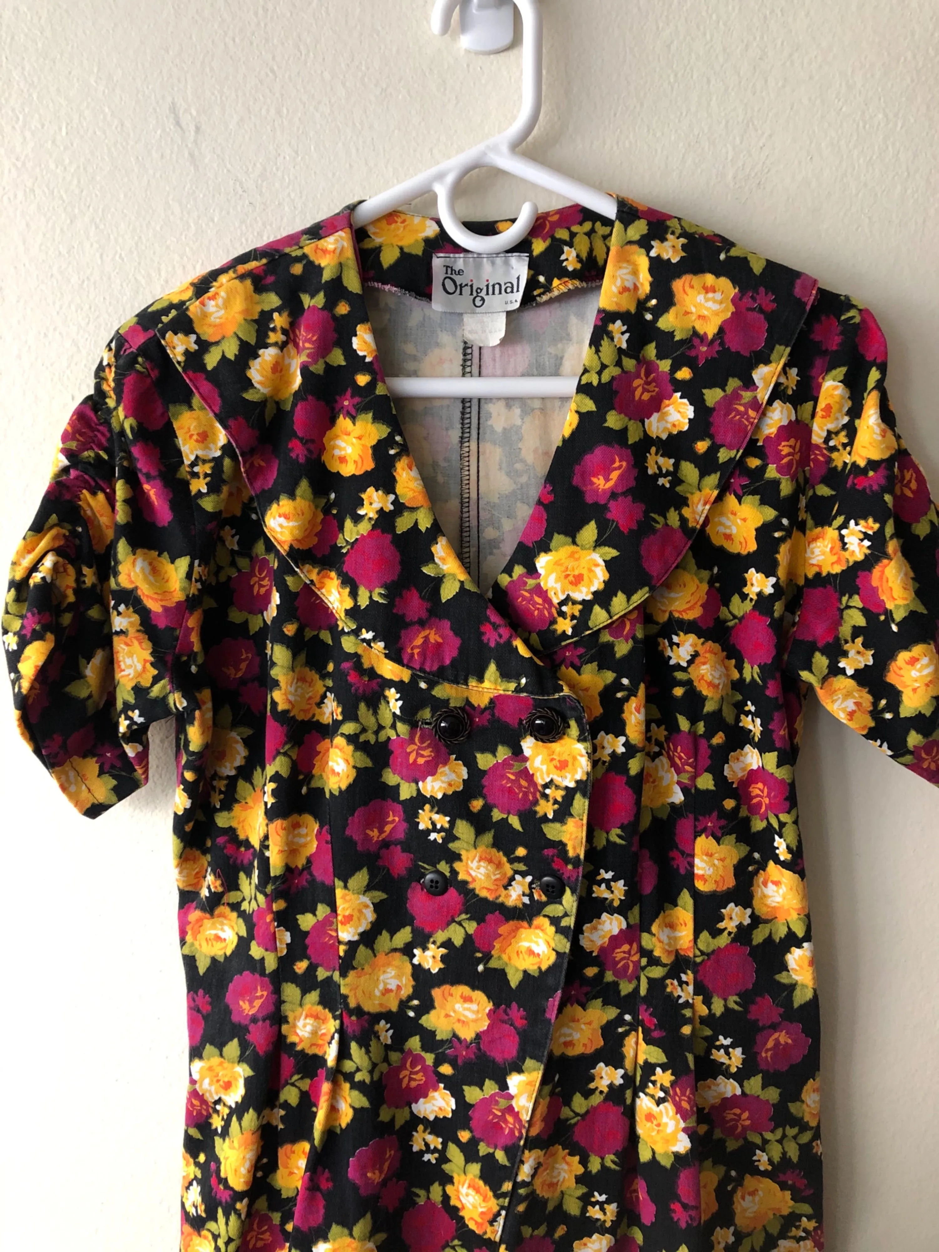 '80s/90's Grunge Floral Romper with Bloomer Shorts by The Original