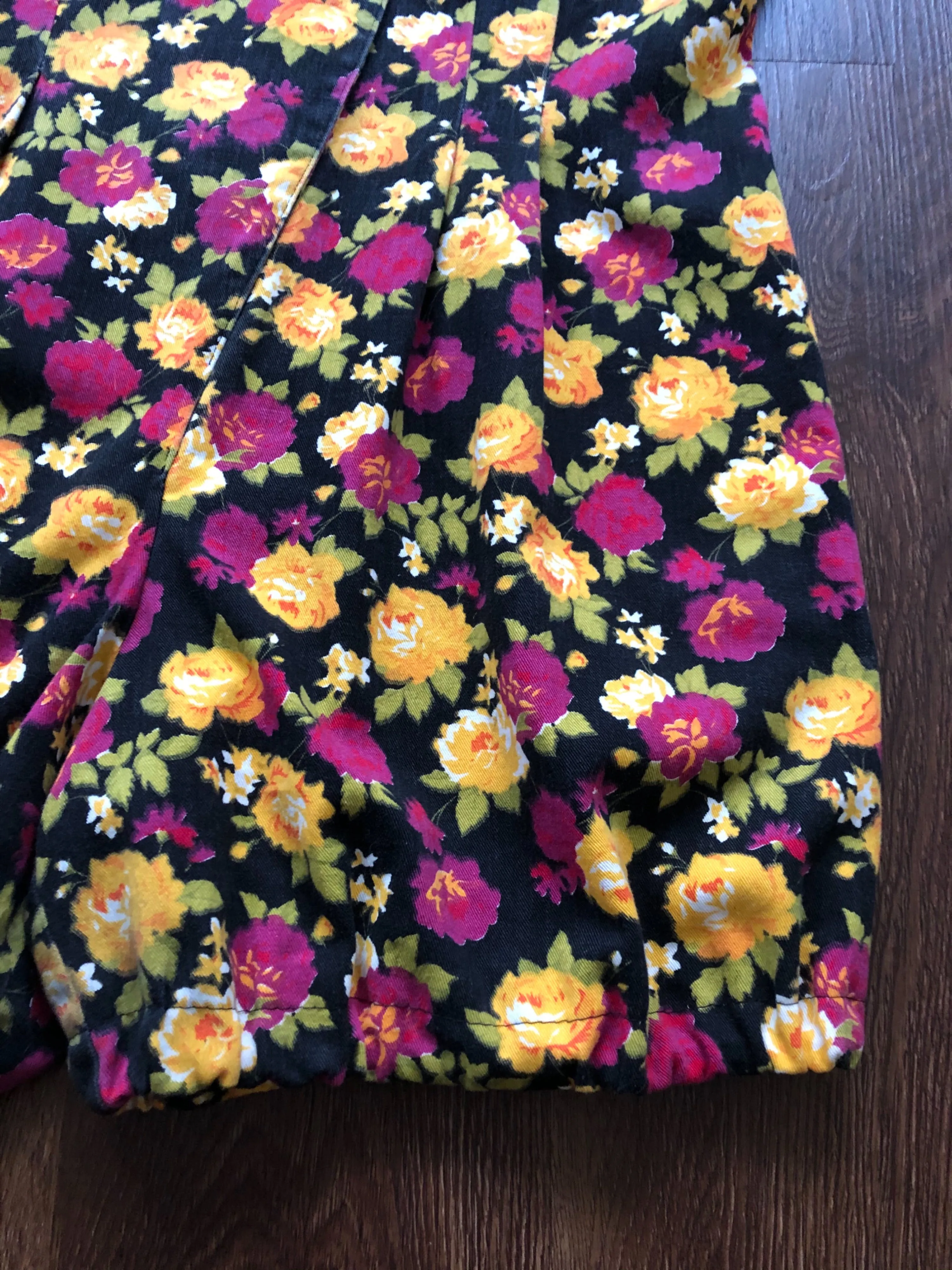 '80s/90's Grunge Floral Romper with Bloomer Shorts by The Original