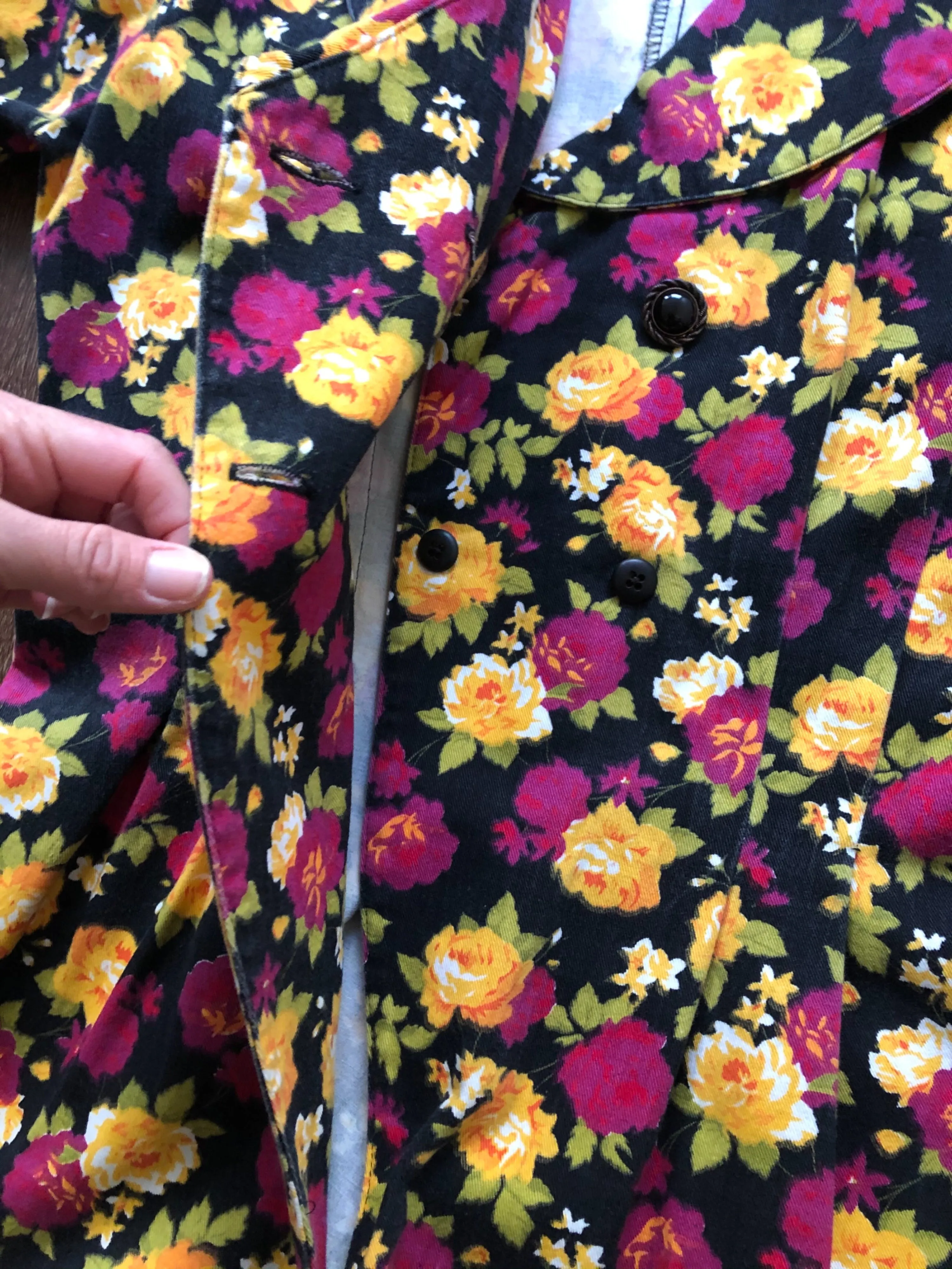 '80s/90's Grunge Floral Romper with Bloomer Shorts by The Original