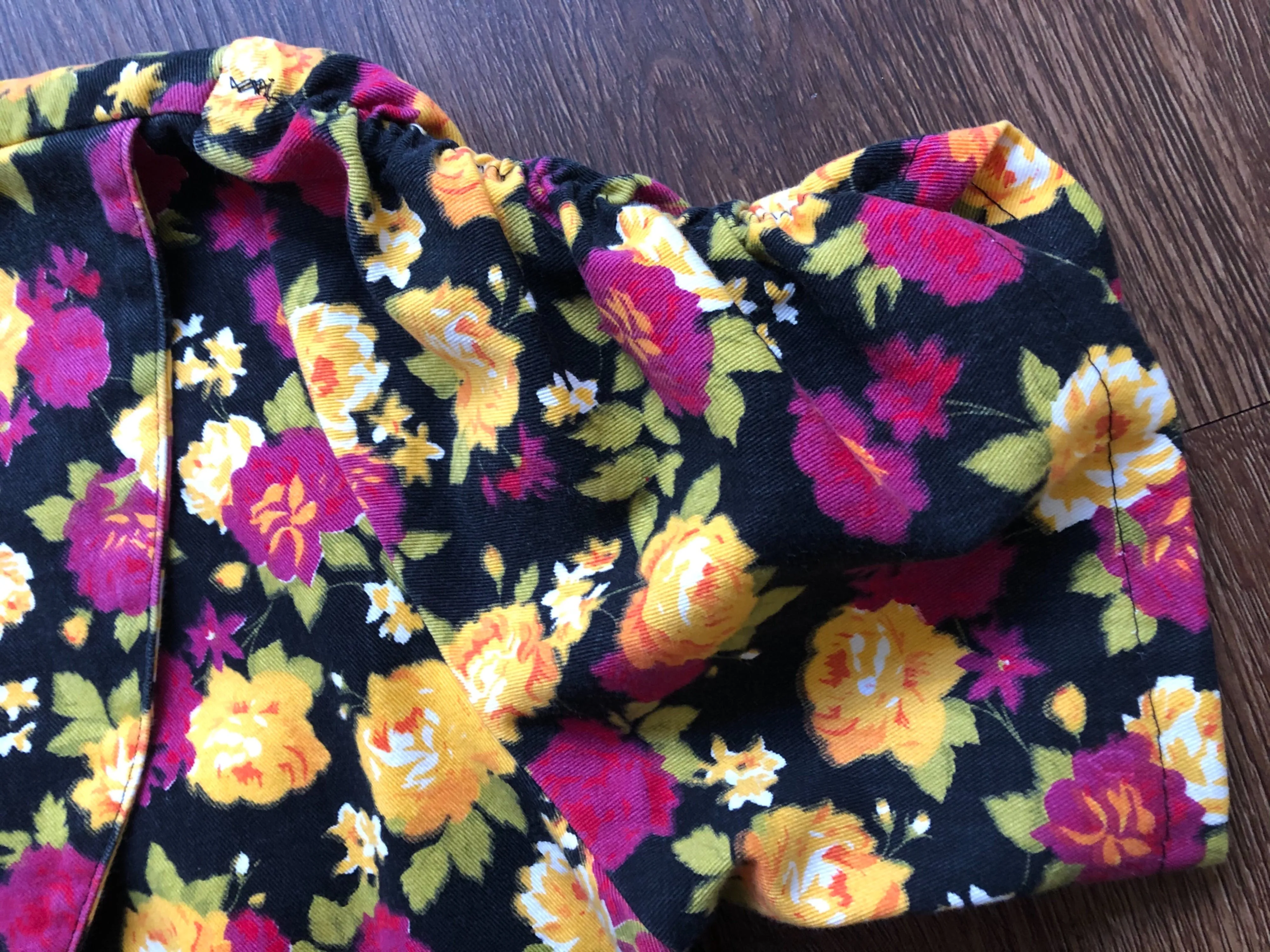 '80s/90's Grunge Floral Romper with Bloomer Shorts by The Original