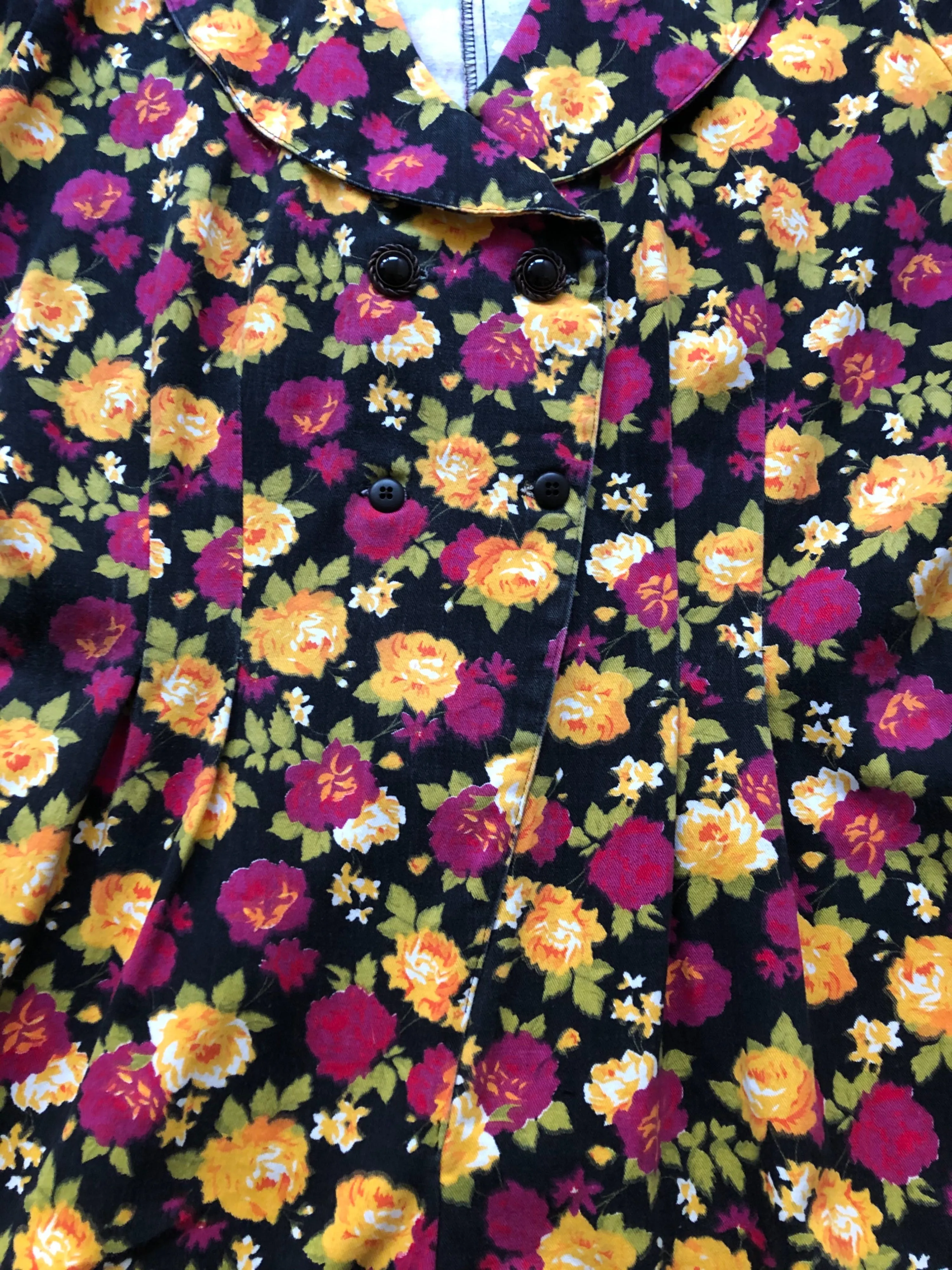 '80s/90's Grunge Floral Romper with Bloomer Shorts by The Original