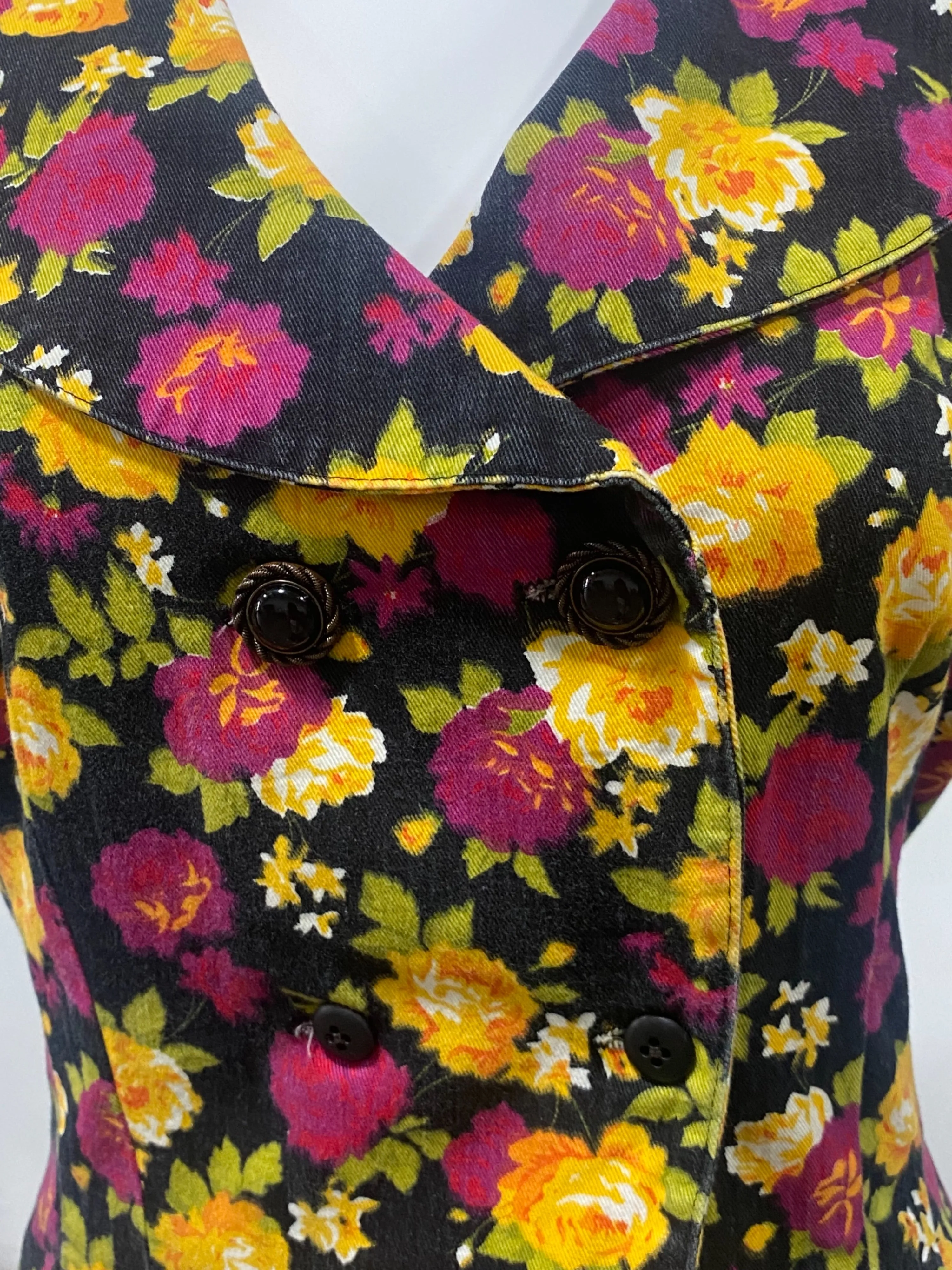 '80s/90's Grunge Floral Romper with Bloomer Shorts by The Original