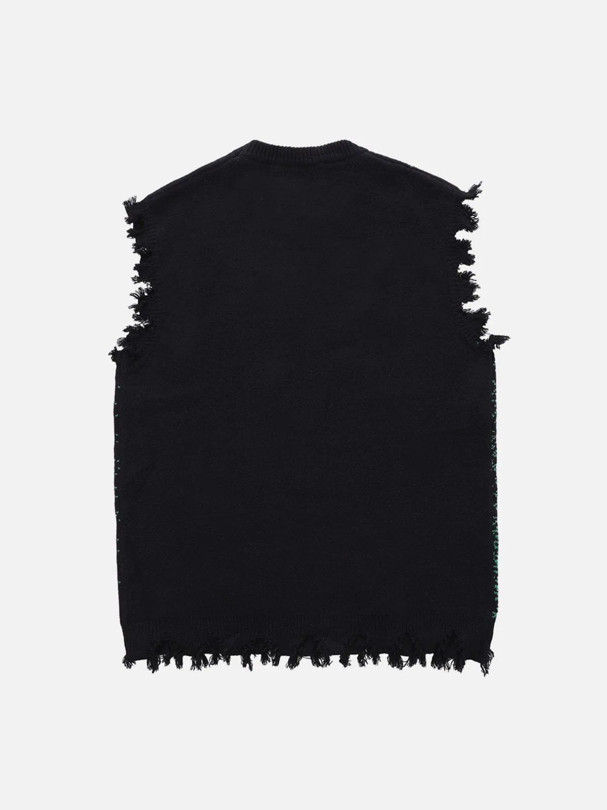 AlanBalen® - Cyberpunk Dot Matrix Sweater Vest