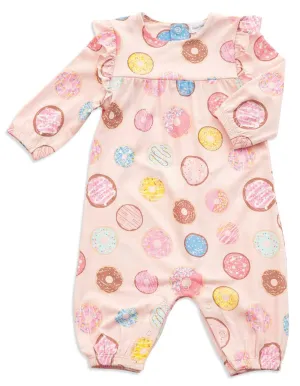 Angel Dear Donuts Bamboo Ruffle Sleeve Romper
