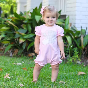 Baseball Ruffle Romper