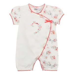 Bebe Lily S/S Wrap Romper (Size PREM-0)