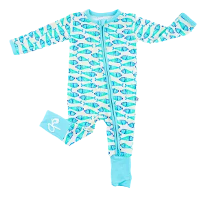 Birdie Bean Brooks Fish Fishing Kids Convertible Romper