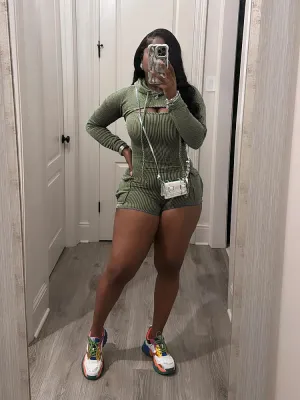 ‘Blayre’ Romper with Hoodie