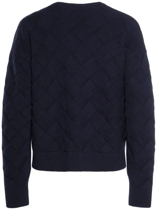 Bottega Veneta   3D Intreccio crewneck wool sweater 