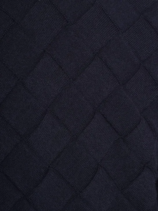 Bottega Veneta   3D Intreccio crewneck wool sweater 