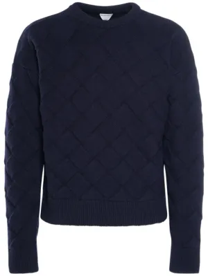 Bottega Veneta   3D Intreccio crewneck wool sweater 