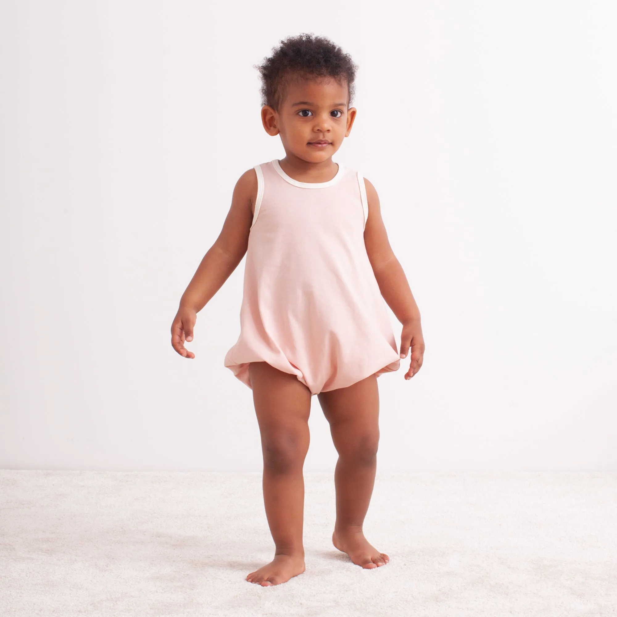 Bubble Romper - Dogs Pale Blue