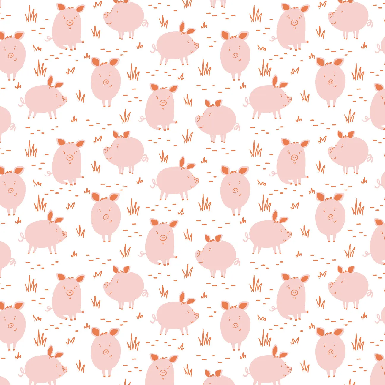 Bubble Romper - Pigs Pink