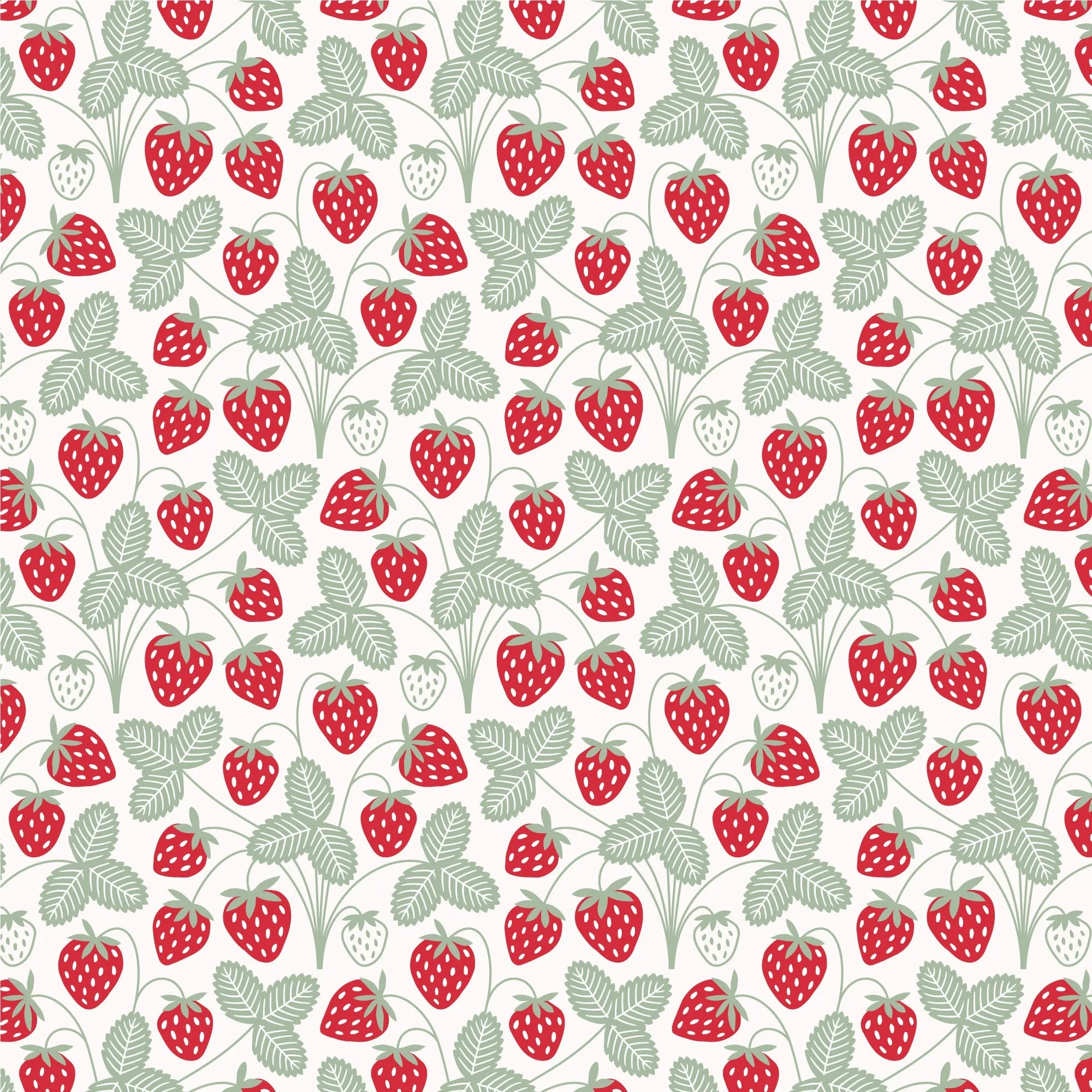 Bubble Romper - Strawberries Red & Green