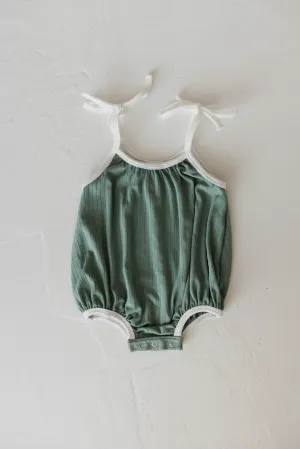 Bubble Romper | Vintage Teal