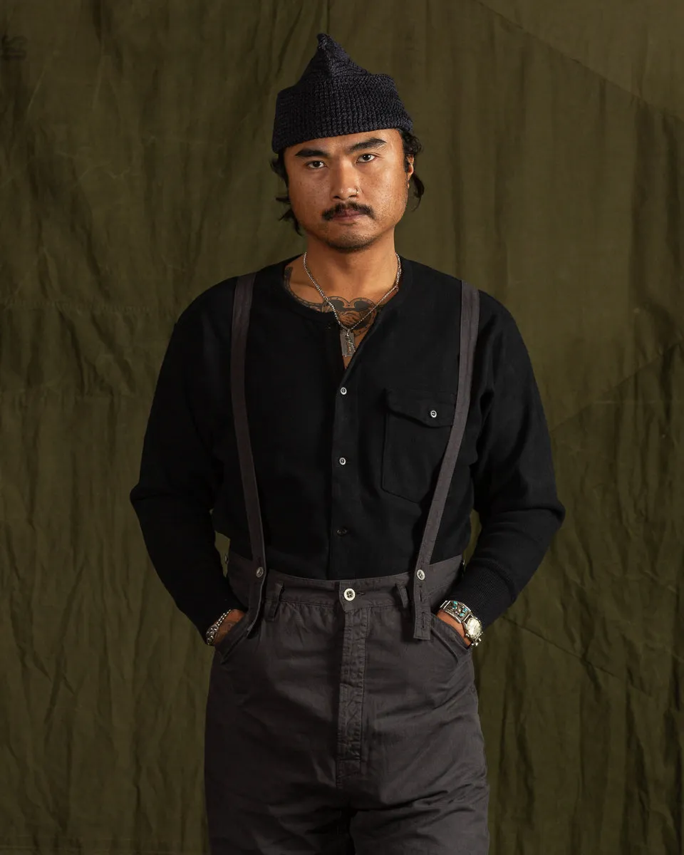 Button Front Amish Underwear - Midnight Black