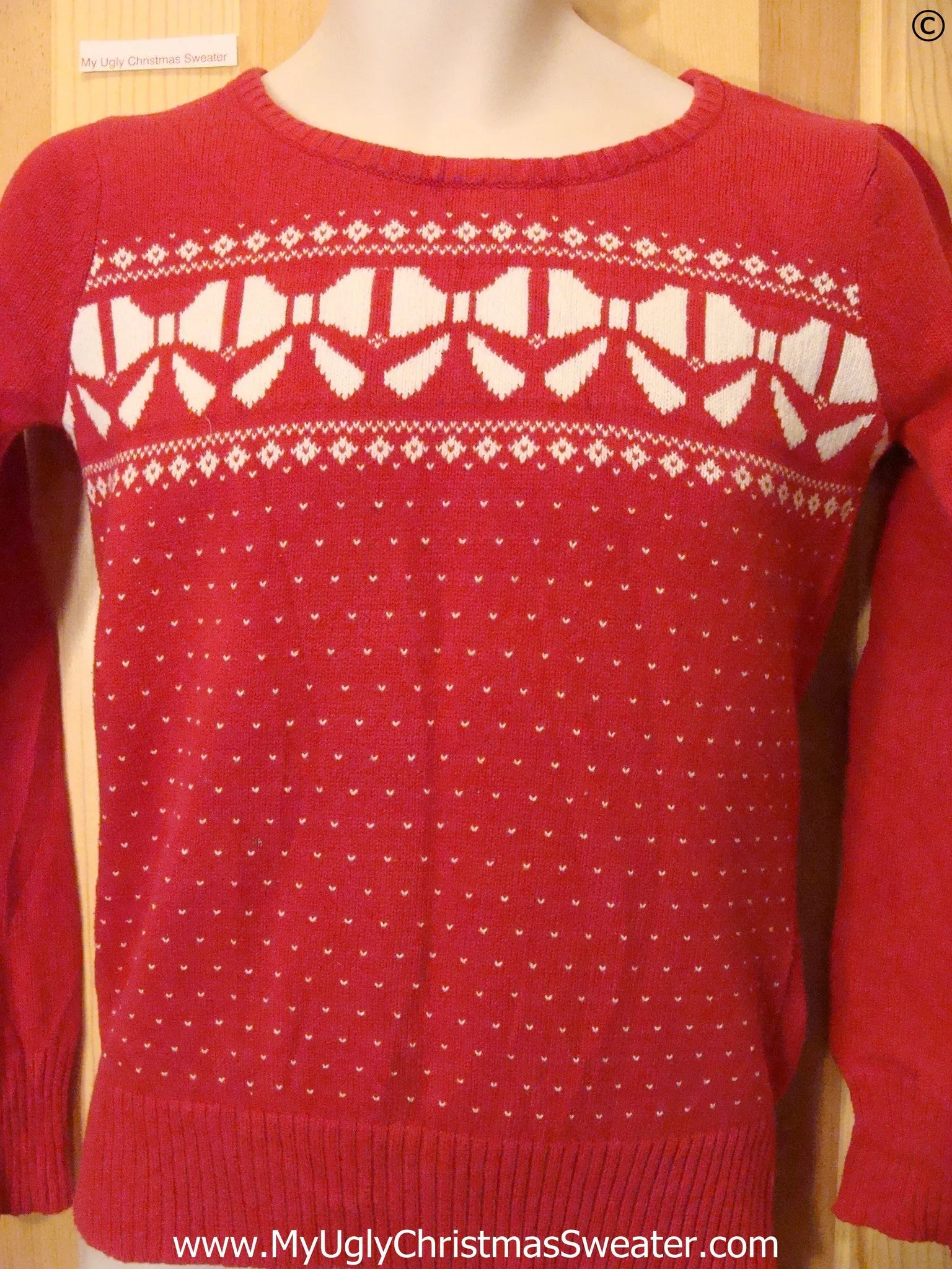 Cheap Child Size Red Tacky Christmas Sweater