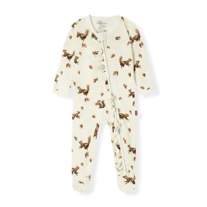 Chipmunk Ruffle Footed Romper