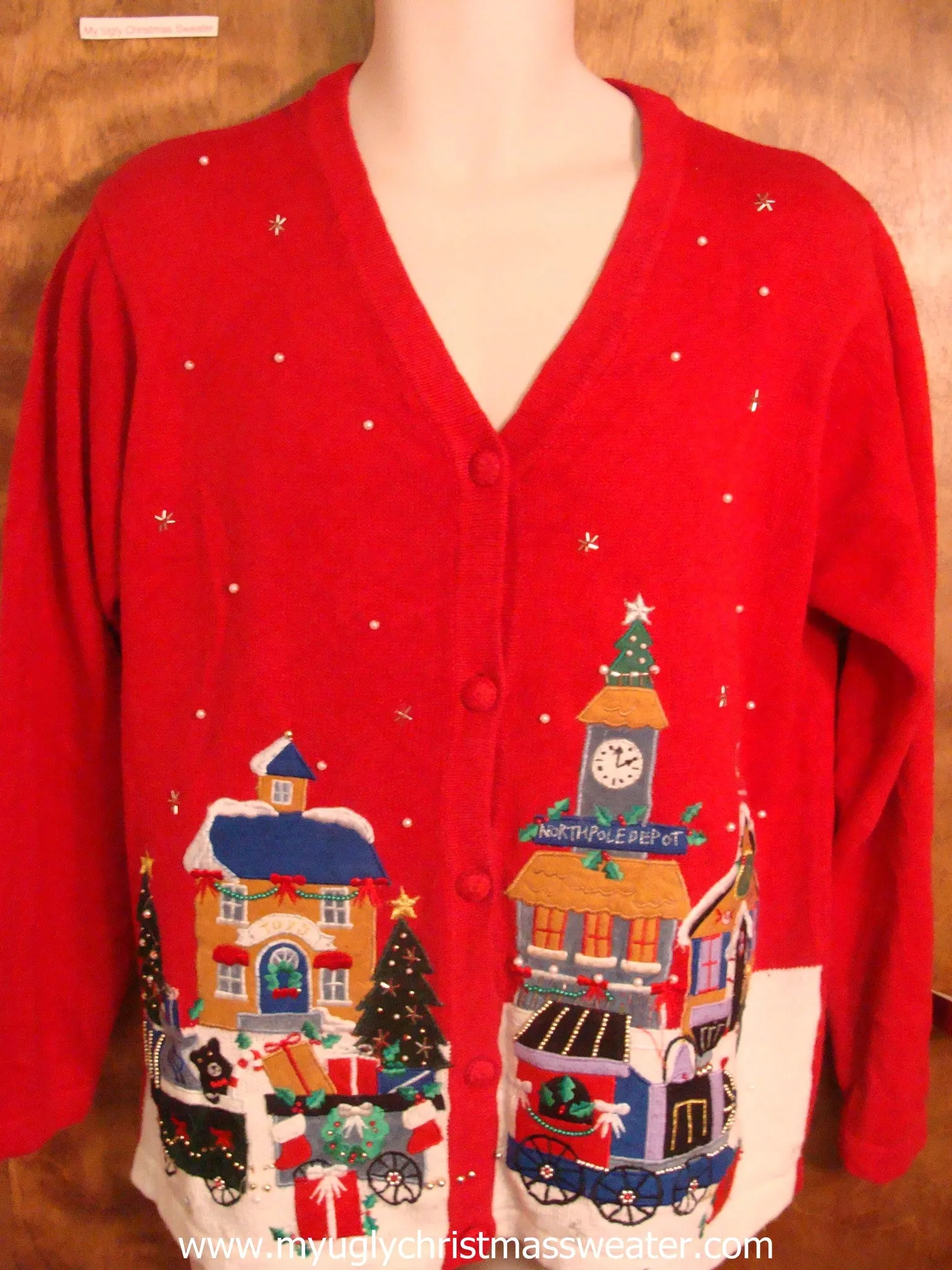 Christmas Village Christmas Party Sweater