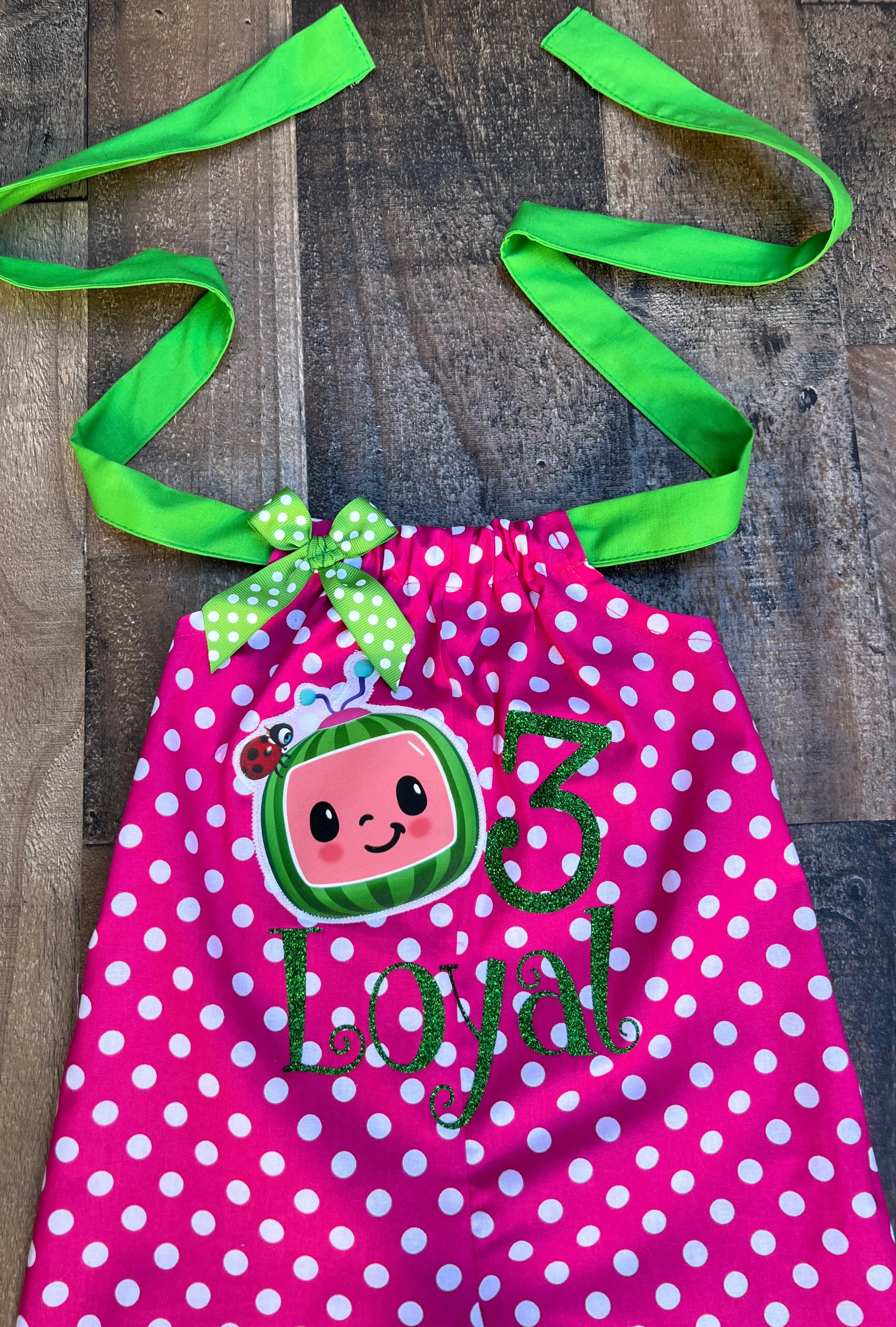 Cocomelon Birthday Girl Romper Outfit