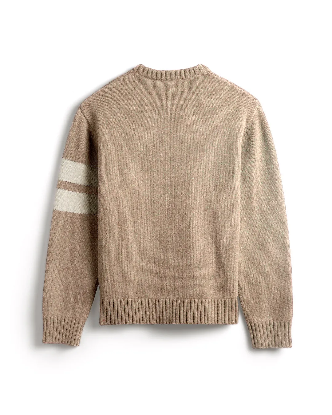 Comp Stripe Sweater - Oatmeal