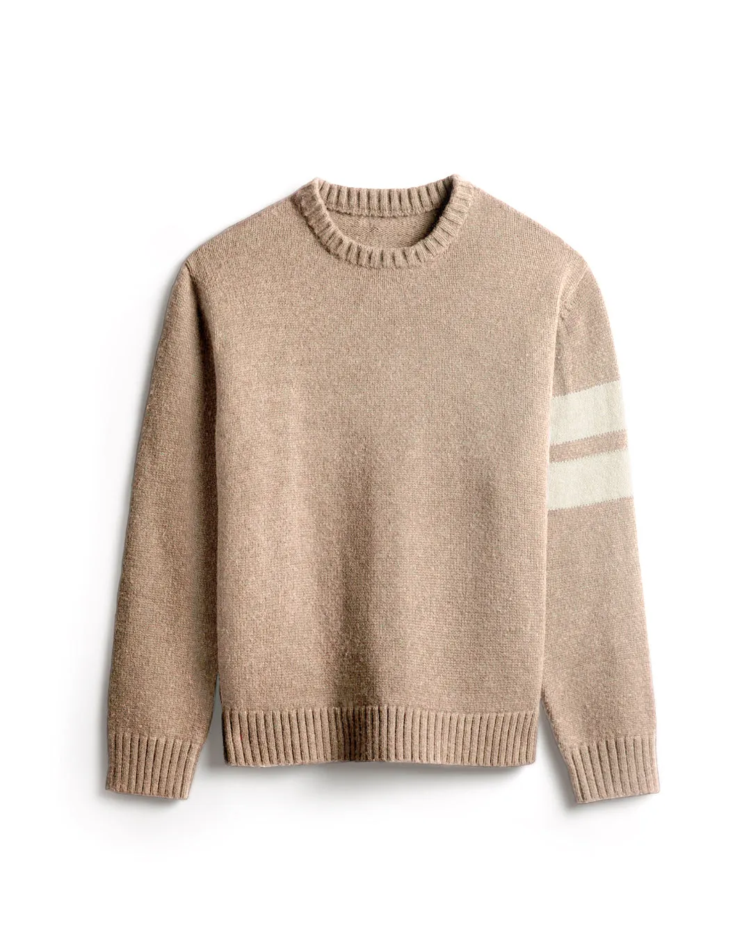 Comp Stripe Sweater - Oatmeal