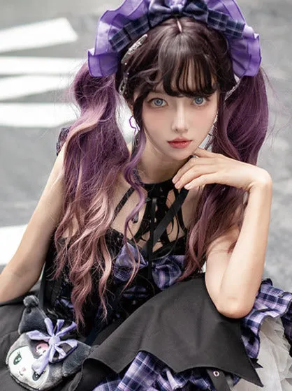 Dress Check Punk Suspender Accessories Head Rock Irregular Halterneck