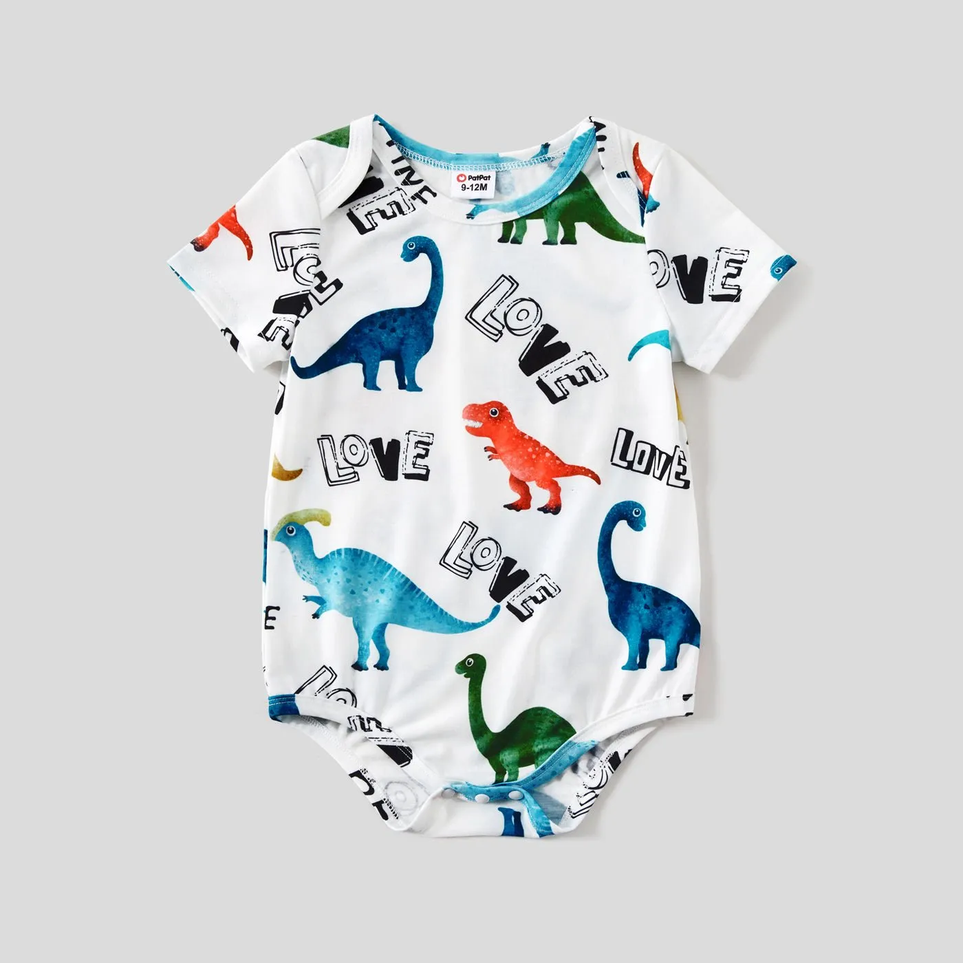 Family Matching Outfits Dinosaur Printed Bodycon and T-shirts with Pocket