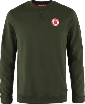 Fjällräven Men&#x27;s 1960 Logo Badge Sweater Deep Forest | Buy Fjällräven Men&#x27;s 1960 Logo Badge Sweater Deep Forest here | Outnorth