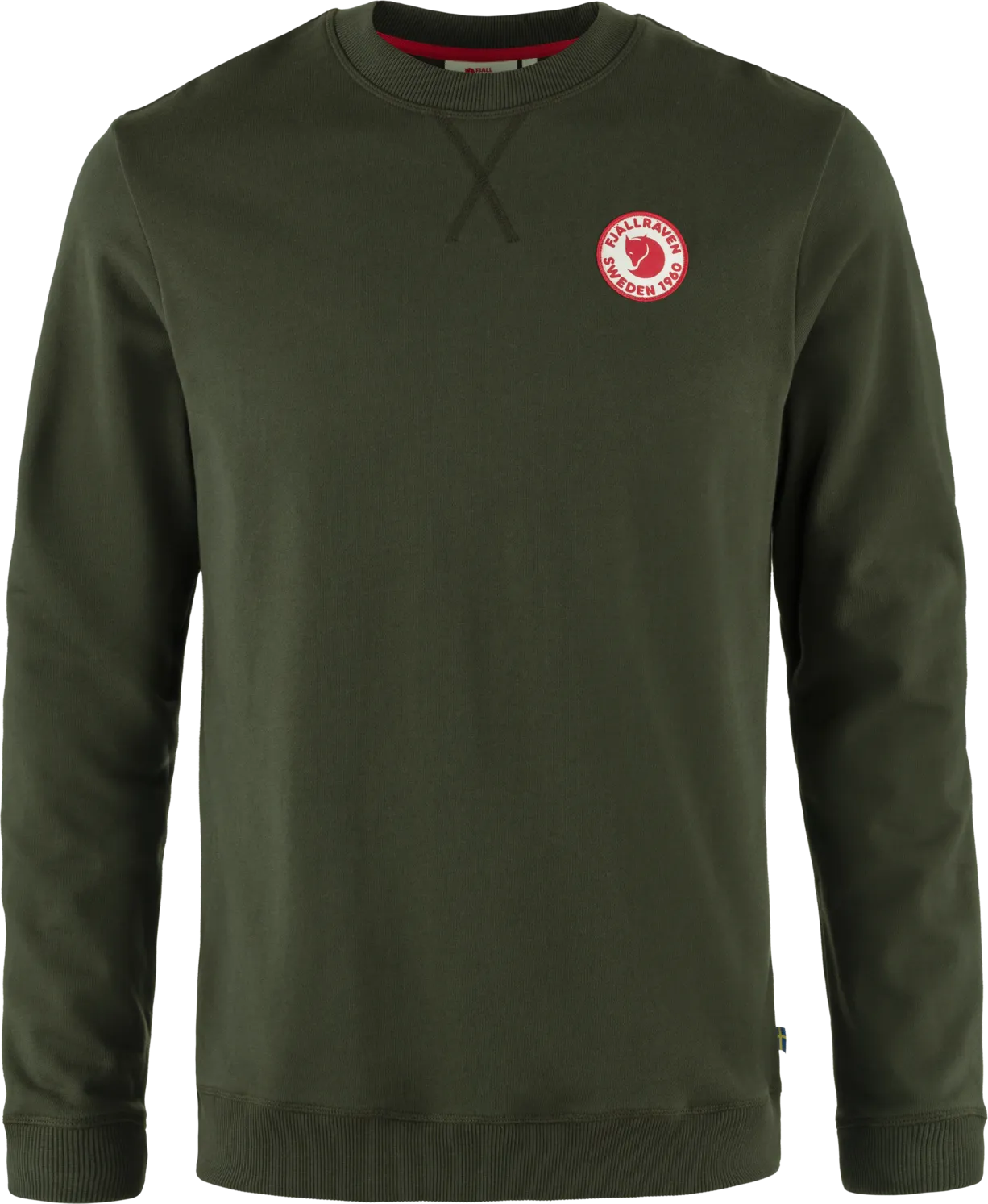 Fjällräven Men&#x27;s 1960 Logo Badge Sweater Deep Forest | Buy Fjällräven Men&#x27;s 1960 Logo Badge Sweater Deep Forest here | Outnorth