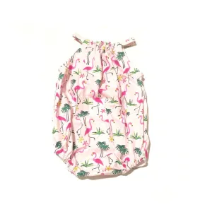 Flamingo Baby Bubble Romper