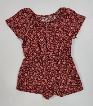 Floral Flutter Sleeve Romper