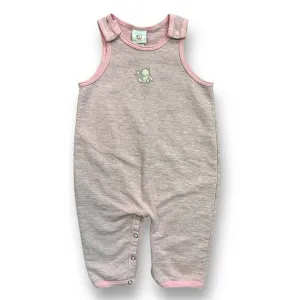 Girls Baby Sprockets Size 6-9 Months Snap Leg Pink Teddy Romper
