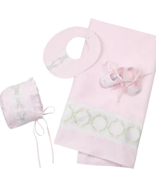 Girls Vintage Bloom Bib