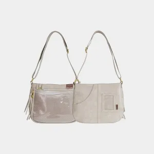 Gray Wasteland Punk Large Volume Ita Bag