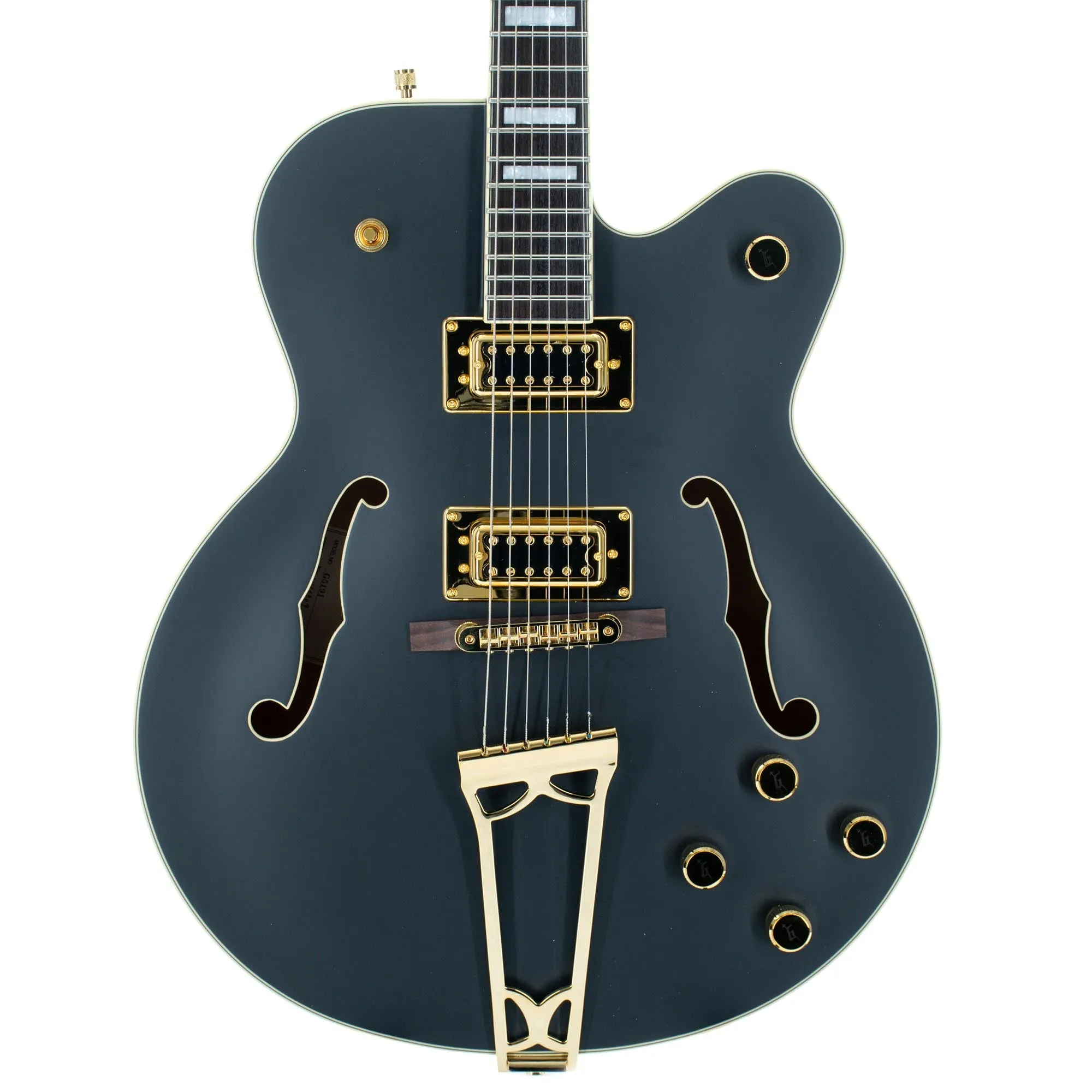 Gretsch G5191BK Tim Armstrong Signature Electromatic Hollow Body, Gold Hardware, Flat Black