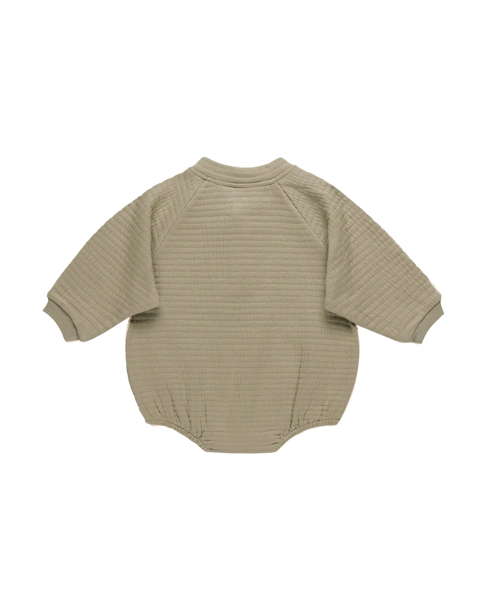 Henley Bubble Romper | Olive