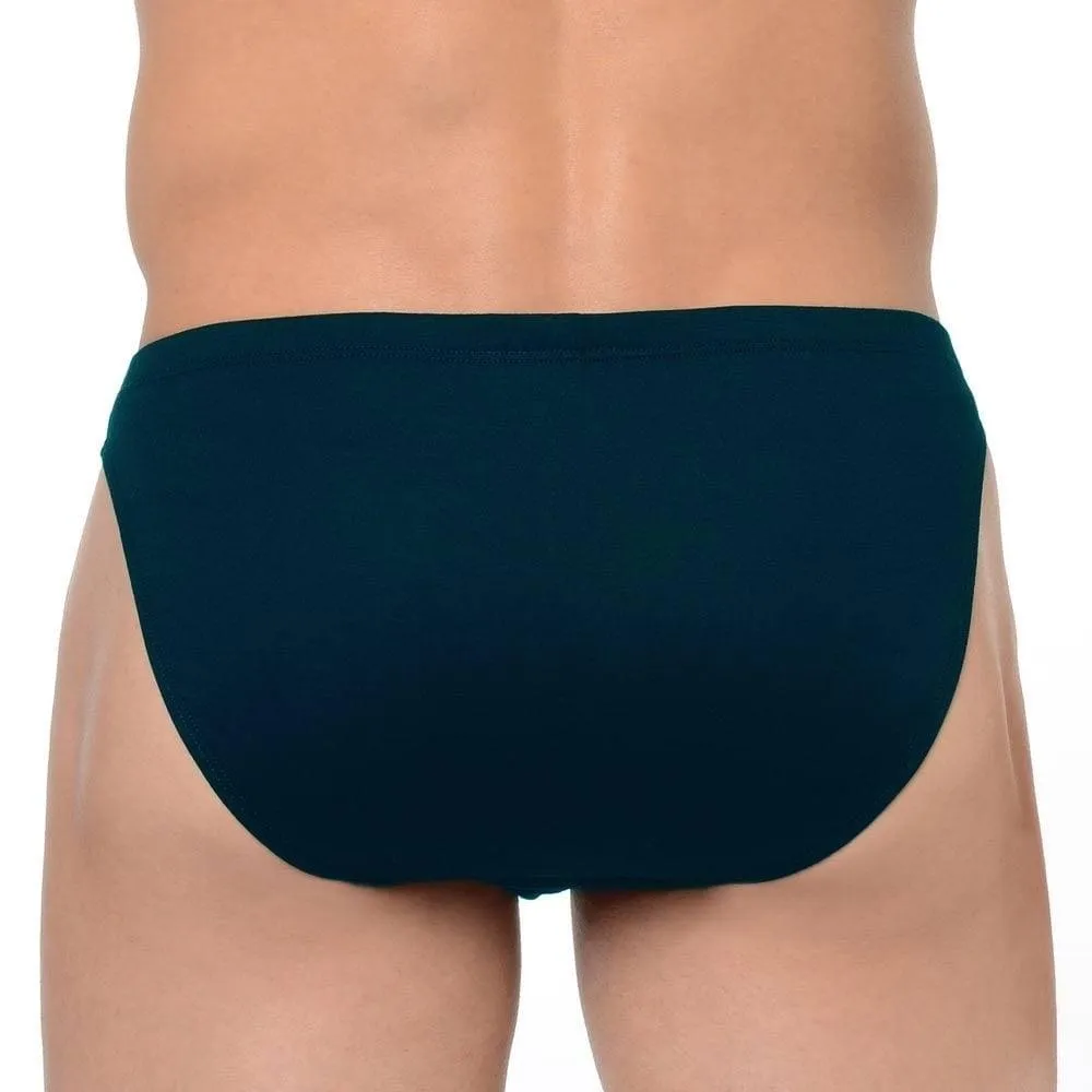 Hom Premium Cotton Comfort Micro Brief - Navy