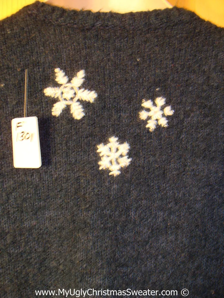 Jolly Snowman Themed Tacky Christmas Sweater (f1301)