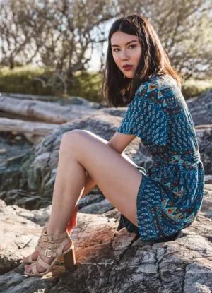 Kali Romper | Dark Turquoise