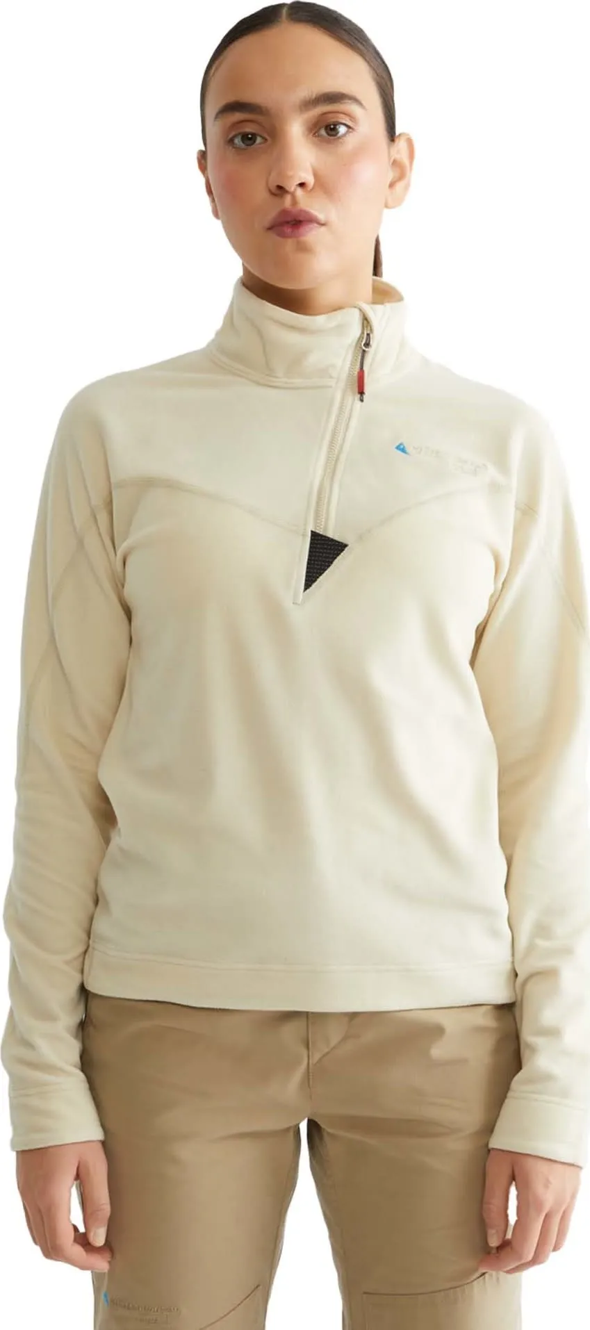 Klättermusen Women&#x27;s Sigyn Half Zip Sweater Clay | Buy Klättermusen Women&#x27;s Sigyn Half Zip Sweater Clay here | Outnorth