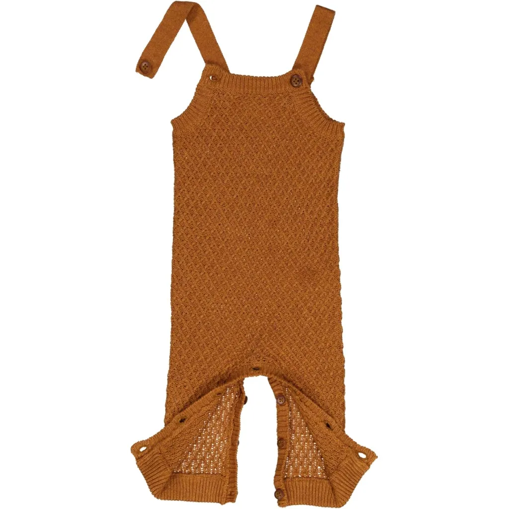 Knit Romper Bobbie - cinnamon melange
