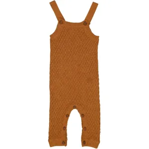 Knit Romper Bobbie - cinnamon melange