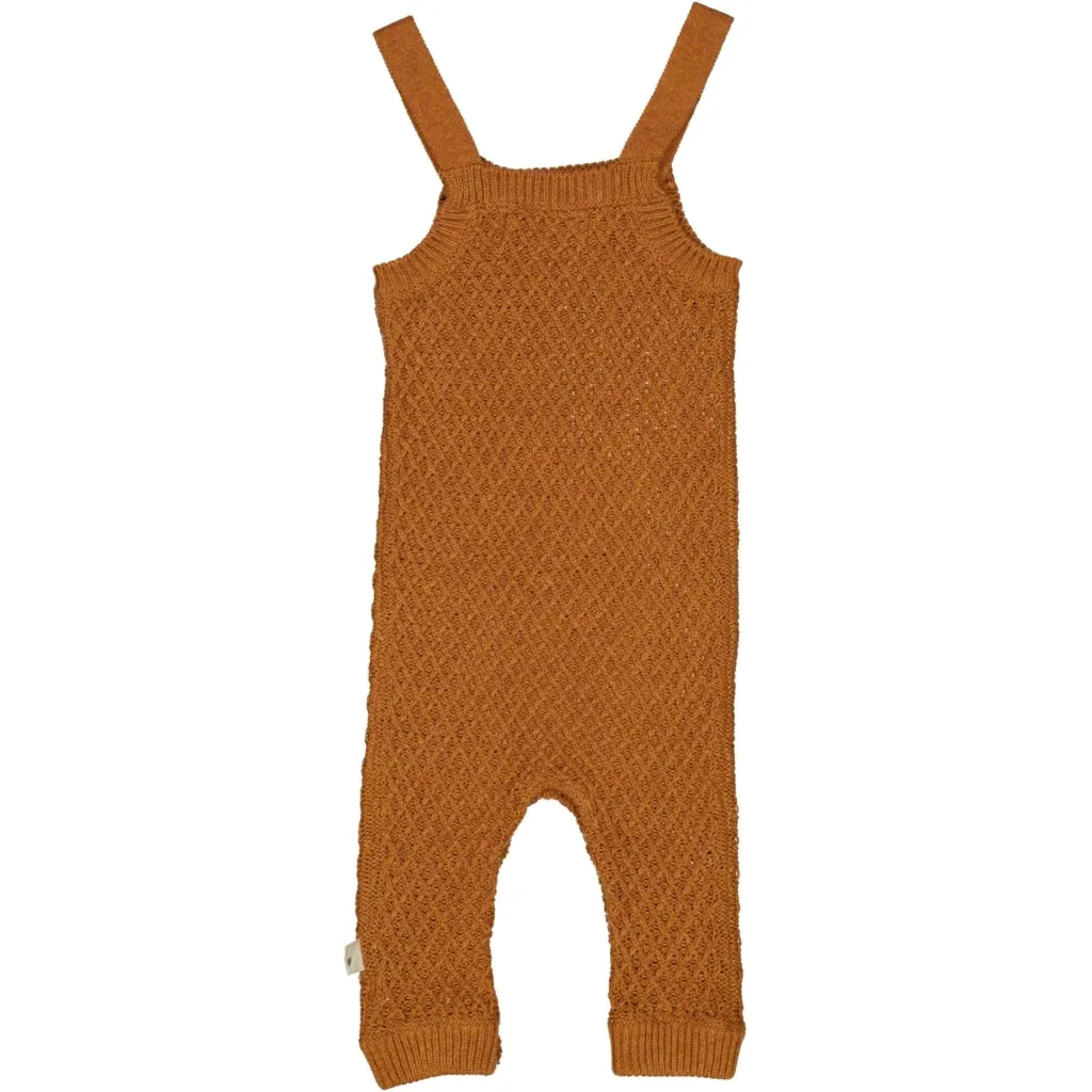 Knit Romper Bobbie - cinnamon melange
