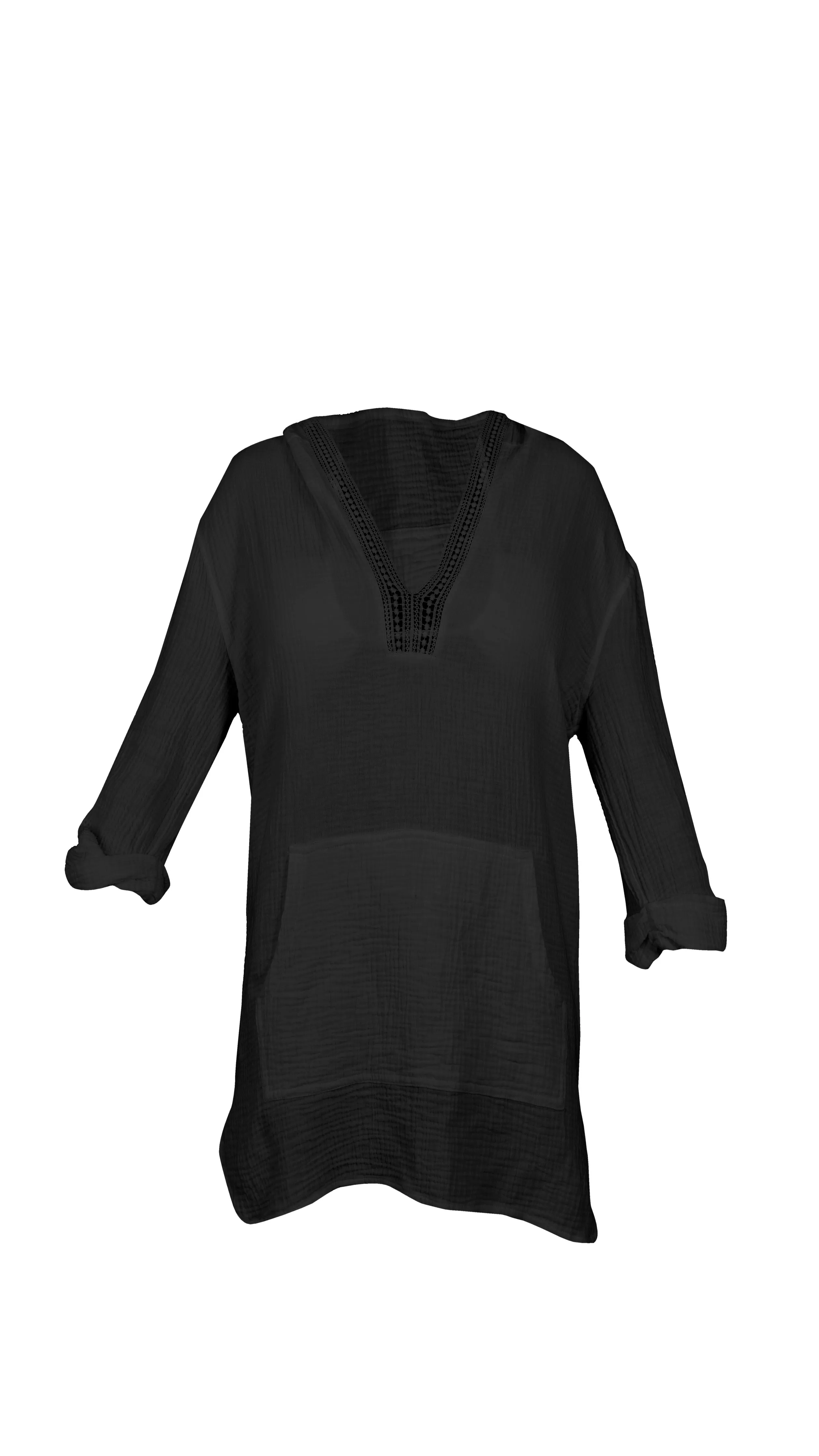 Lace Ribbon Hoodie