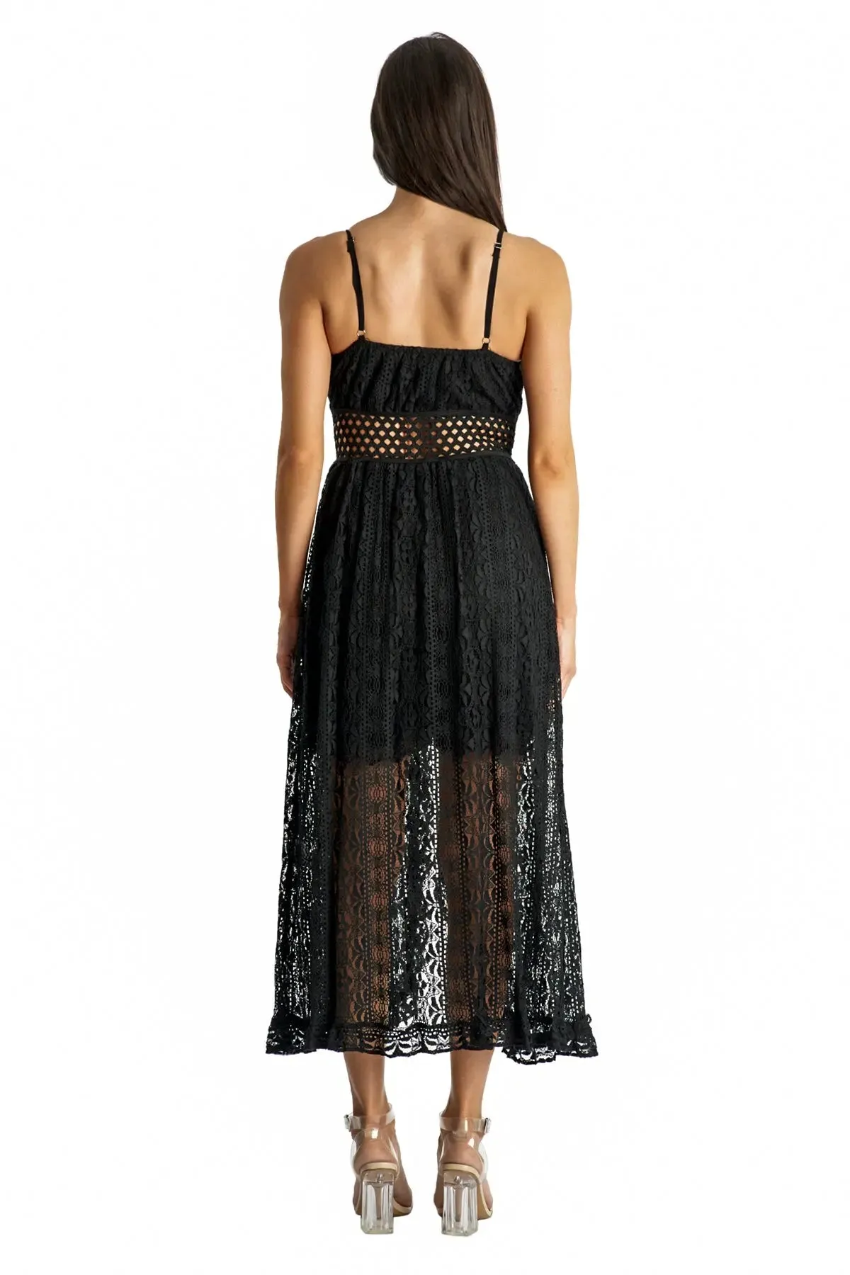 Lace Romper Dress with Shorts