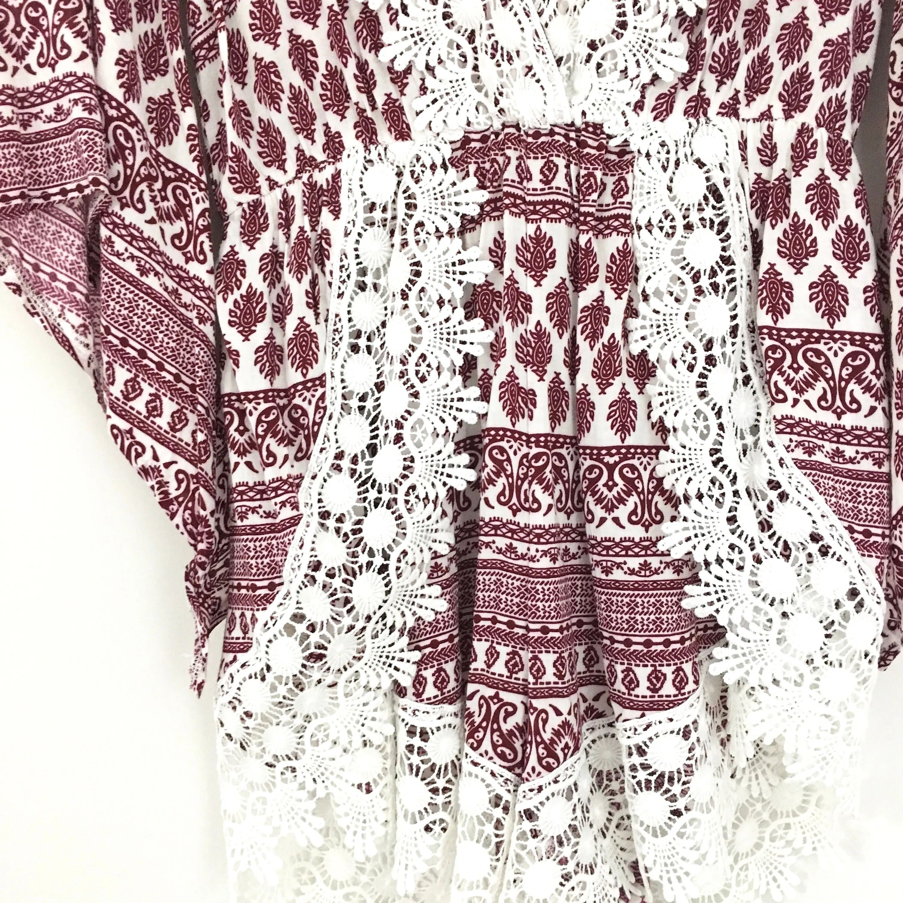 L'ATISTE Crochet Romper NWT- Size S