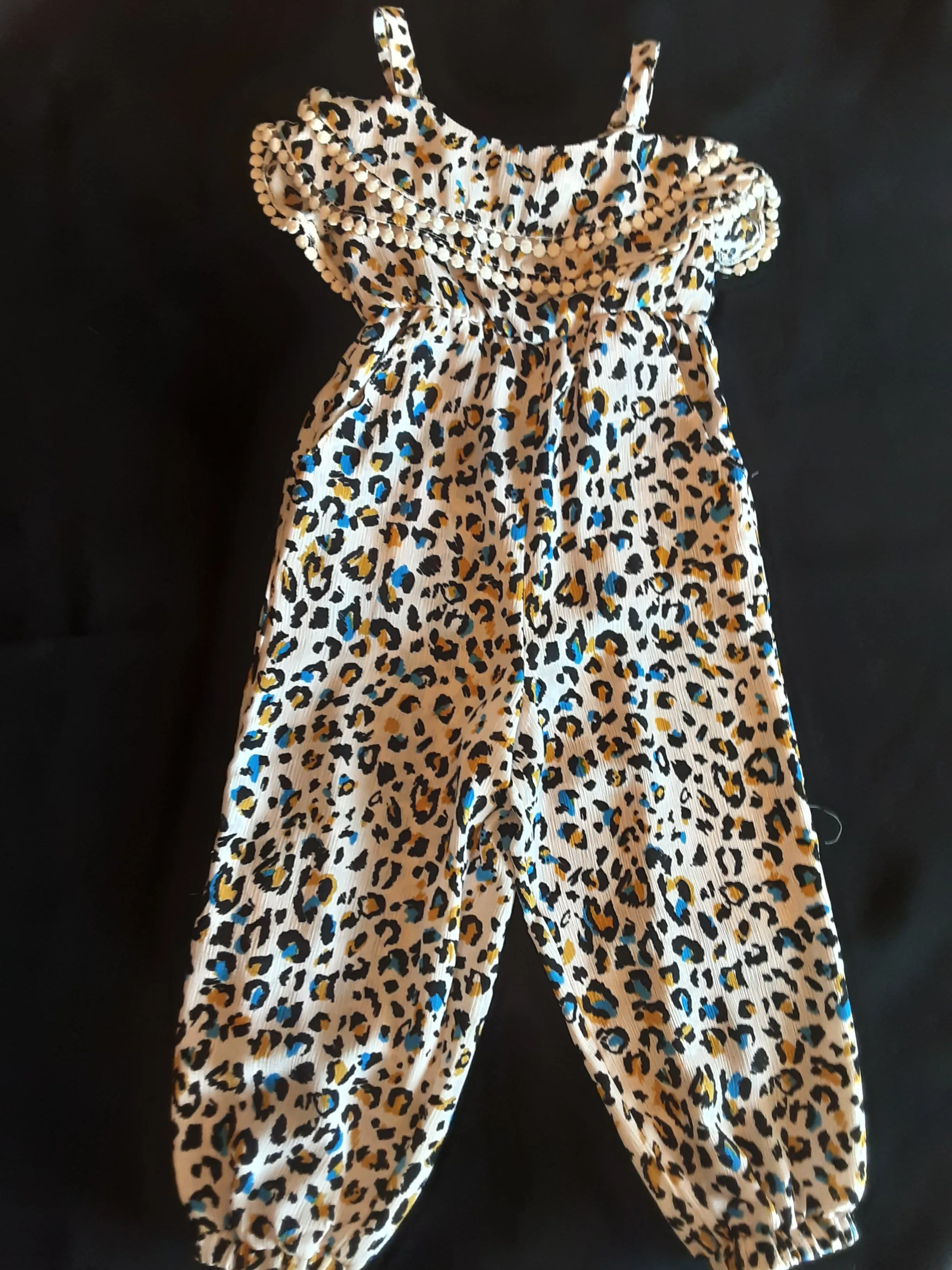 Leopard Long Romper - Infant