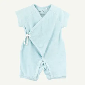 Light Blue Terry Kimono Romper