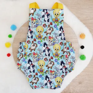LOONEY TUNES print print Baby Romper, Size 1